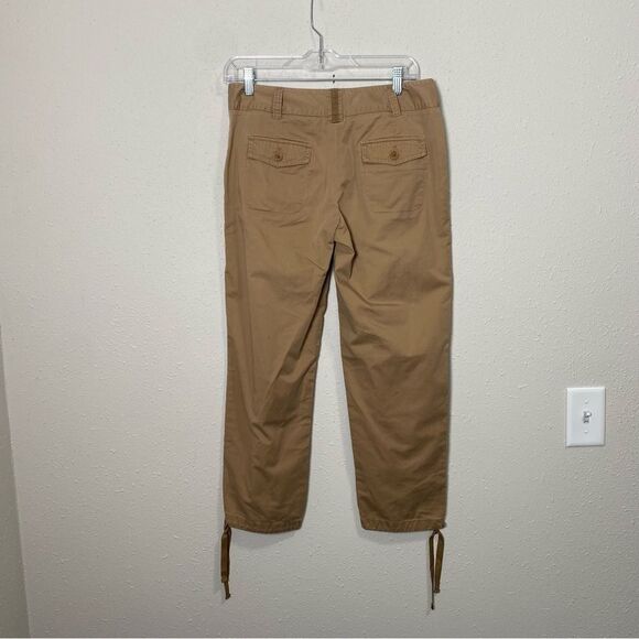 Talbots Signature Tan Chino Capri Jogger Pants Women's Size 4 - Picture 3 of 15